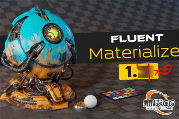 Blender材质工具套件Fluent Materializer v1.4.1