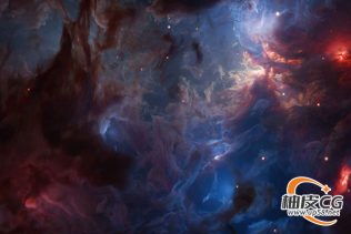 Blender体积着色器几何节点创建3D星云视频教程(中文字幕)