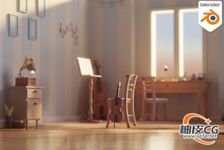 Blender创建等轴测3D场景大师班终极视频教程