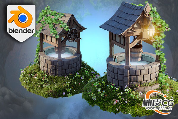 Blender几何节点创建创意风格化3D场景模型视频教程