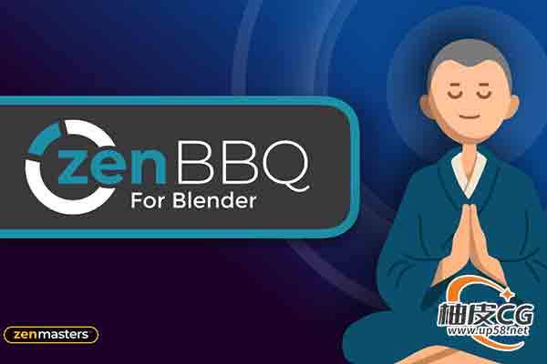 Blender快速创建调整可视化3D模型斜角插件ZenBBQ_v1.0.2.2