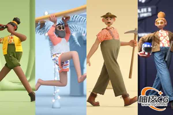Cinema 4D & Marvelous Designer从动画到服装建模制作角色动画完整视频教程