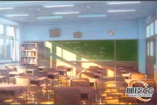 Blender创建动漫风格教室环境视频教程