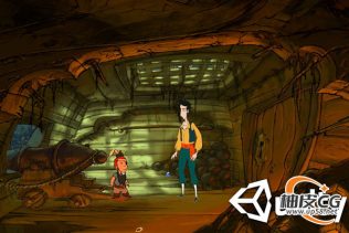 Unity 2D制作类似猴岛高级点按游戏视频教程(中文字幕)