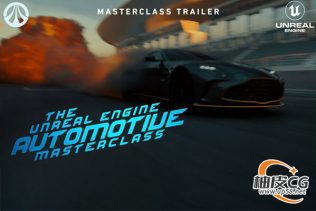 Unreal Engine汽车3D模型动画渲染全流程制作技巧视频教程(中文字幕)