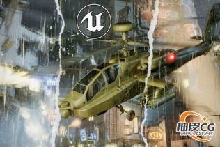 Unreal Engine 5蓝图脚本创建攻击直升机游戏视频教程(中国字幕)