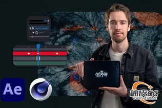 After Effects & Cinema 4D & Illustrator制作动态场景3D环境剧情表达视频教程(中文字幕)
