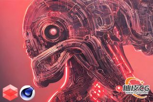 Cinema 4D & Redshift渲染器制作令人印象深刻视觉效果视频教程(中文字幕)