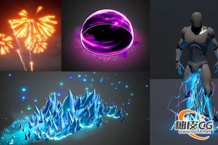 Unreal Engine 5 & Niagara粒子系统实时VFX视觉效果入门到精通视频教程
