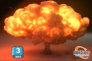 3ds MAX & Phoenix FD 火焰与烟雾 VFX 模拟大师班视频教程(中文字幕)