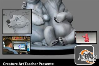 ZBrush数字雕刻技巧和方法视频教程(中文字幕)