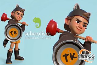 ZBrush设计雕刻风格化3D角色完整流程视频教程(中文字幕)