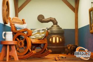 Blender创建风格化房间3D环境全流程视频教程(中文字幕)