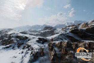 World Creator & Blender写实山地场景材质光照渲染制作深度讲解视频教程(中文字幕)