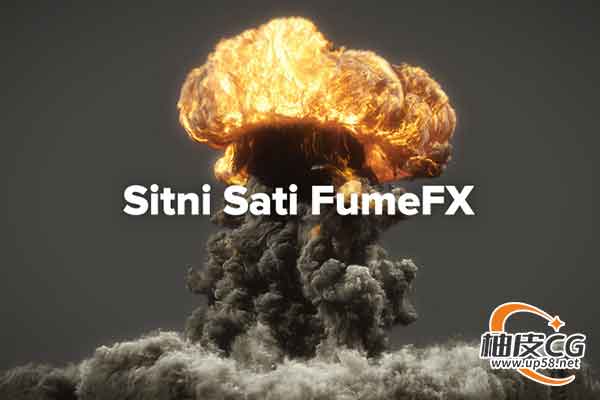 3dsMax流体动力学模拟插件Sitni Sati FumeFX v7.5.2 for 3dsMax 2022 ~ 2026破解版