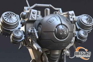 Maya & Arnold电影级硬表面医疗机器人3D模型制作视频教程(中文字幕)