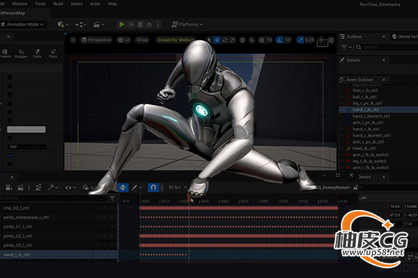 Unreal Engine 5游戏动画师角色动画与互动过场整合流程视频教程(中文字幕)