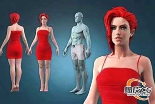 ZBrush女性解剖结构深度讲解与完整角色雕刻流程视频教程(中文字幕)