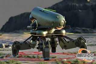 Blender战斗无人机全套Rigging技巧机械绑定课程(中文字幕)