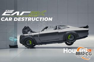 Houdini车毁特效悬挂金属变形与约束网络全流程解析课程(中文字幕)