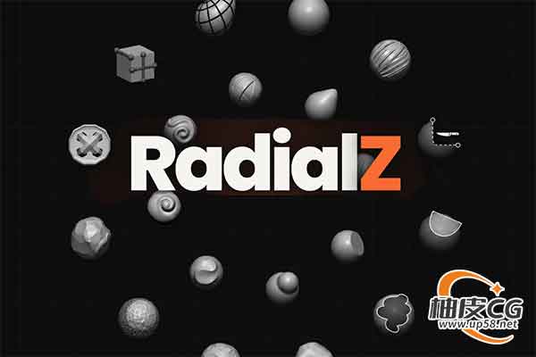 ZBrush笔刷快捷呼出调用插件Zbrush RadialZ 1.4.4 Win+中文字幕教程
