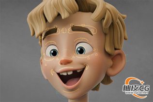[中文字幕]Blender影视级表情控制面部Rig制作流程视频教程
